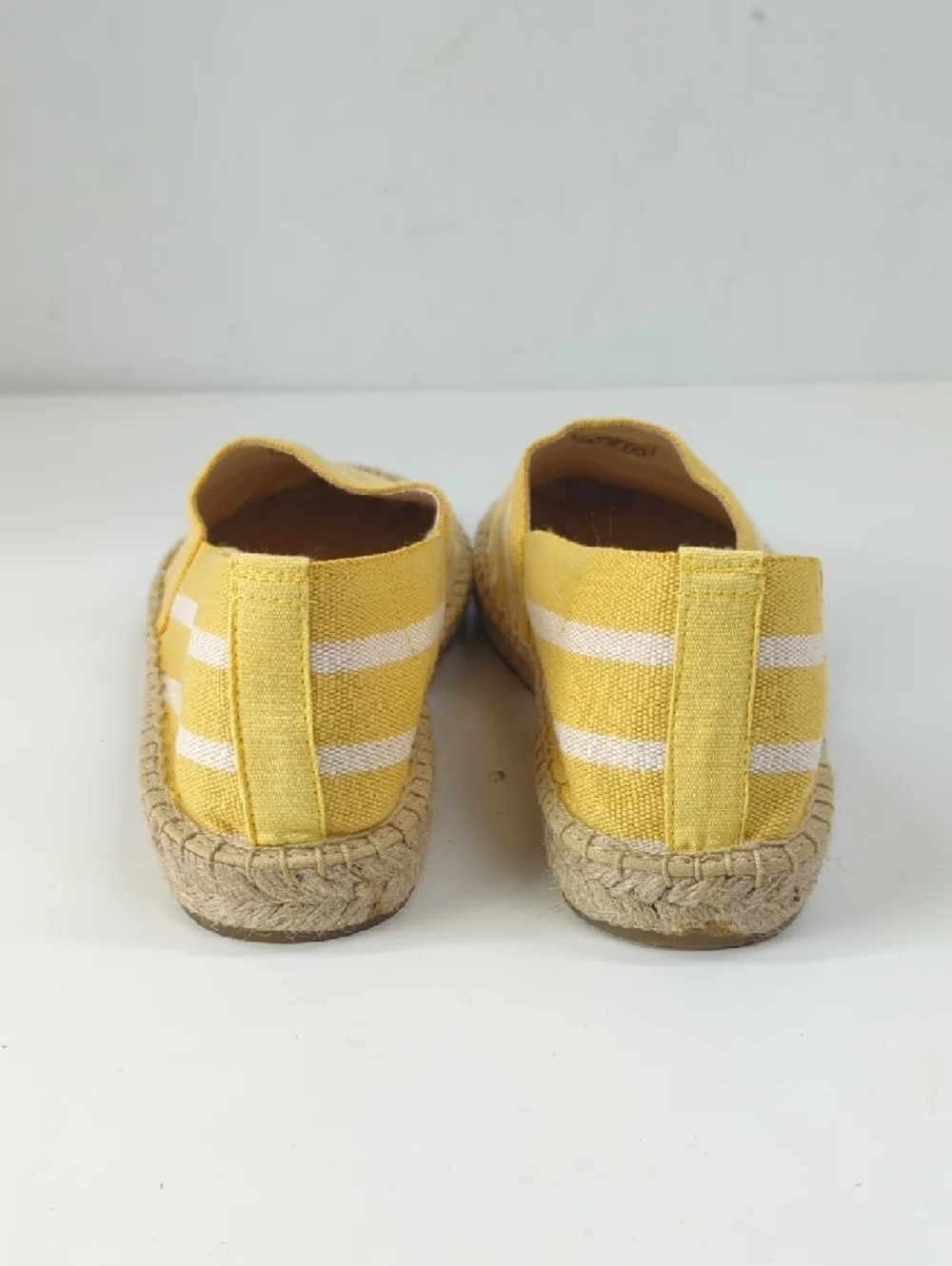 New Soludos Dali Striped Espadrilles in Yellow Size 7.5